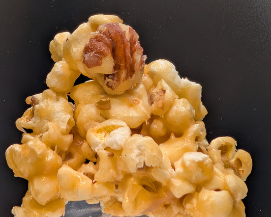 Caramel Popcorn with Mixed Nuts